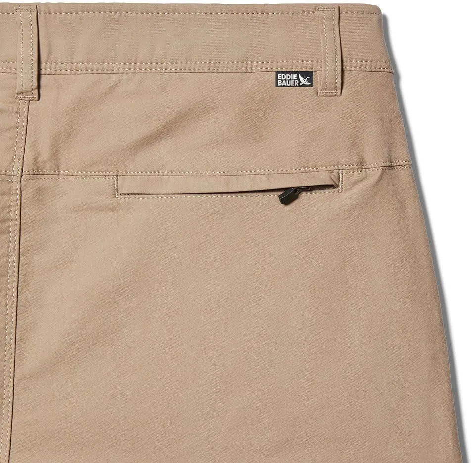 Eddie Bauer Men's Voyager Flex Fleece-Lined Chino Pants