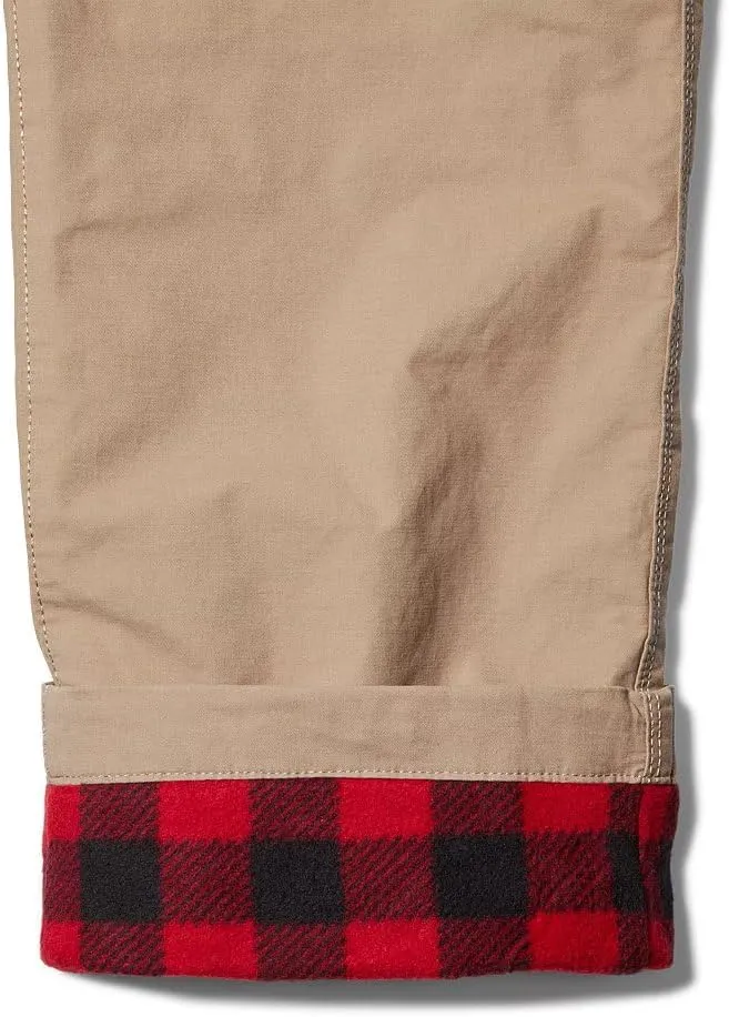 Eddie Bauer Men's Voyager Flex Fleece-Lined Chino Pants