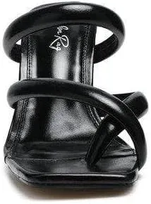 Erised Clear Heel Toe Ring Slides
