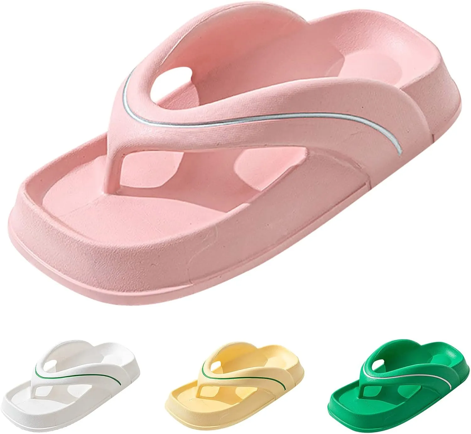 Flip Flops for Women with Arch Support Women Flip Flops New Pattern Fashion In Summer Versatile Indoor And Outdoor