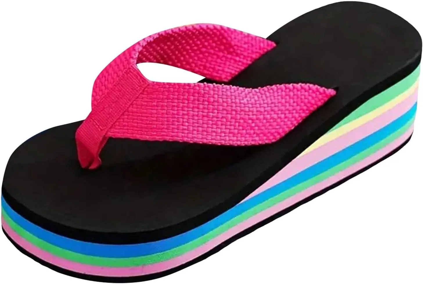Flip Flops Sandals Lightweight Womens Arch Support Flip Flops Comfortable Yoga Mat Slip On Summer Beach Walking Thong
