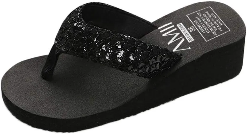 Flip Flops Womens Comfort Lightweight Soft Thong Sandals Orthopedic Slippers for Women Comfortable Summer Beach Thong Sandals