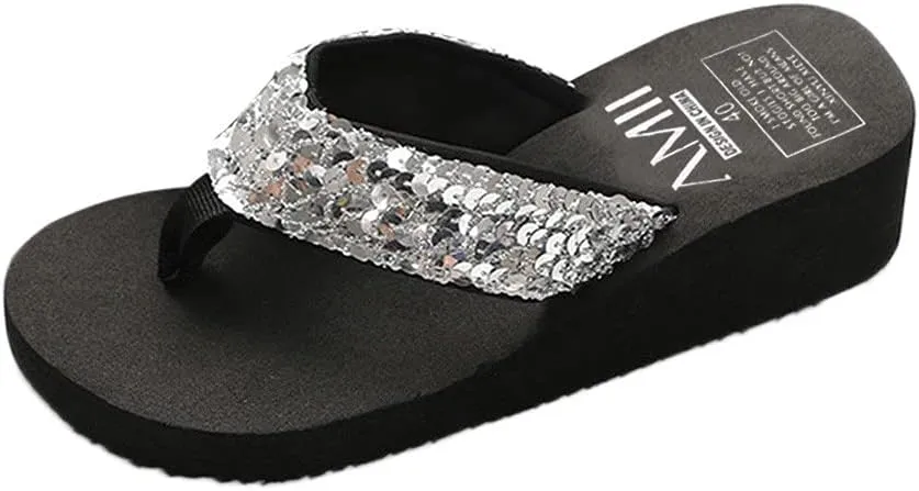 Flip Flops Womens Comfort Lightweight Soft Thong Sandals Orthopedic Slippers for Women Comfortable Summer Beach Thong Sandals