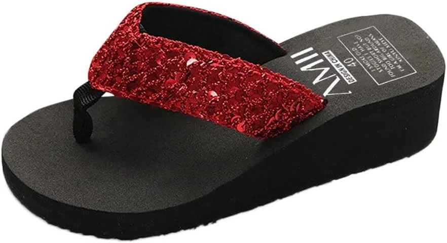 Flip Flops Womens Comfort Lightweight Soft Thong Sandals Orthopedic Slippers for Women Comfortable Summer Beach Thong Sandals