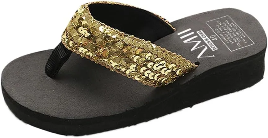 Flip Flops Womens Comfort Lightweight Soft Thong Sandals Orthopedic Slippers for Women Comfortable Summer Beach Thong Sandals