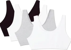 Fruit of the Loom womens Built Up Tank Style Sports Bra Value Pack
