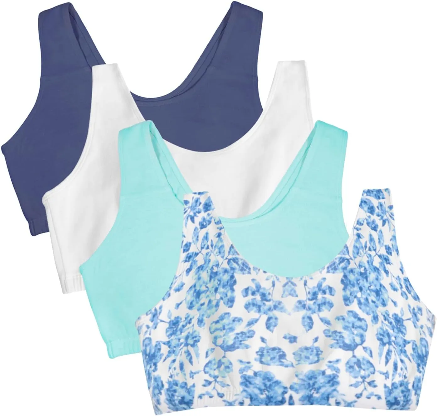 Fruit of the Loom womens Built Up Tank Style Sports Bra Value Pack