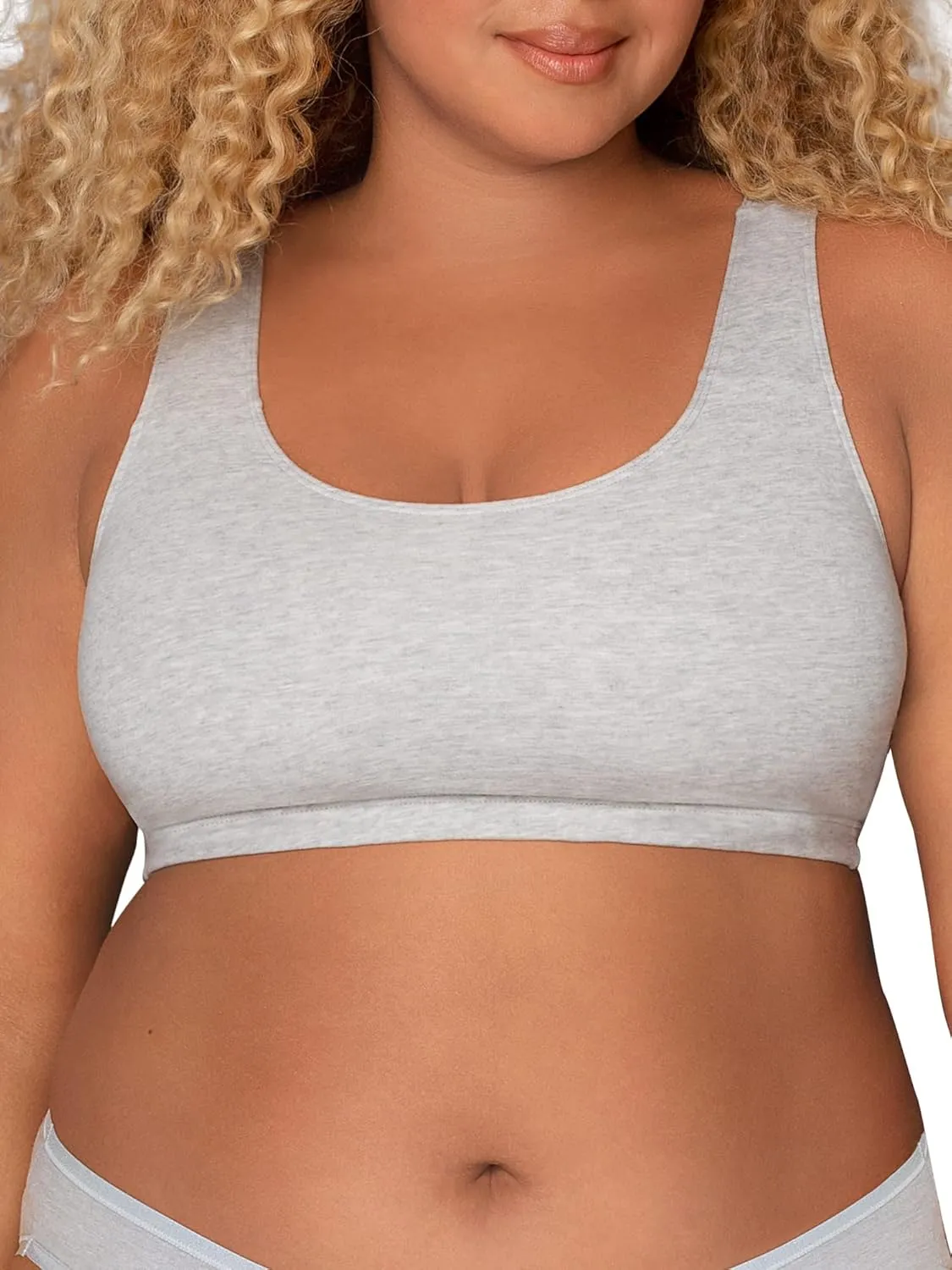 Fruit of the Loom womens Built Up Tank Style Sports Bra Value Pack