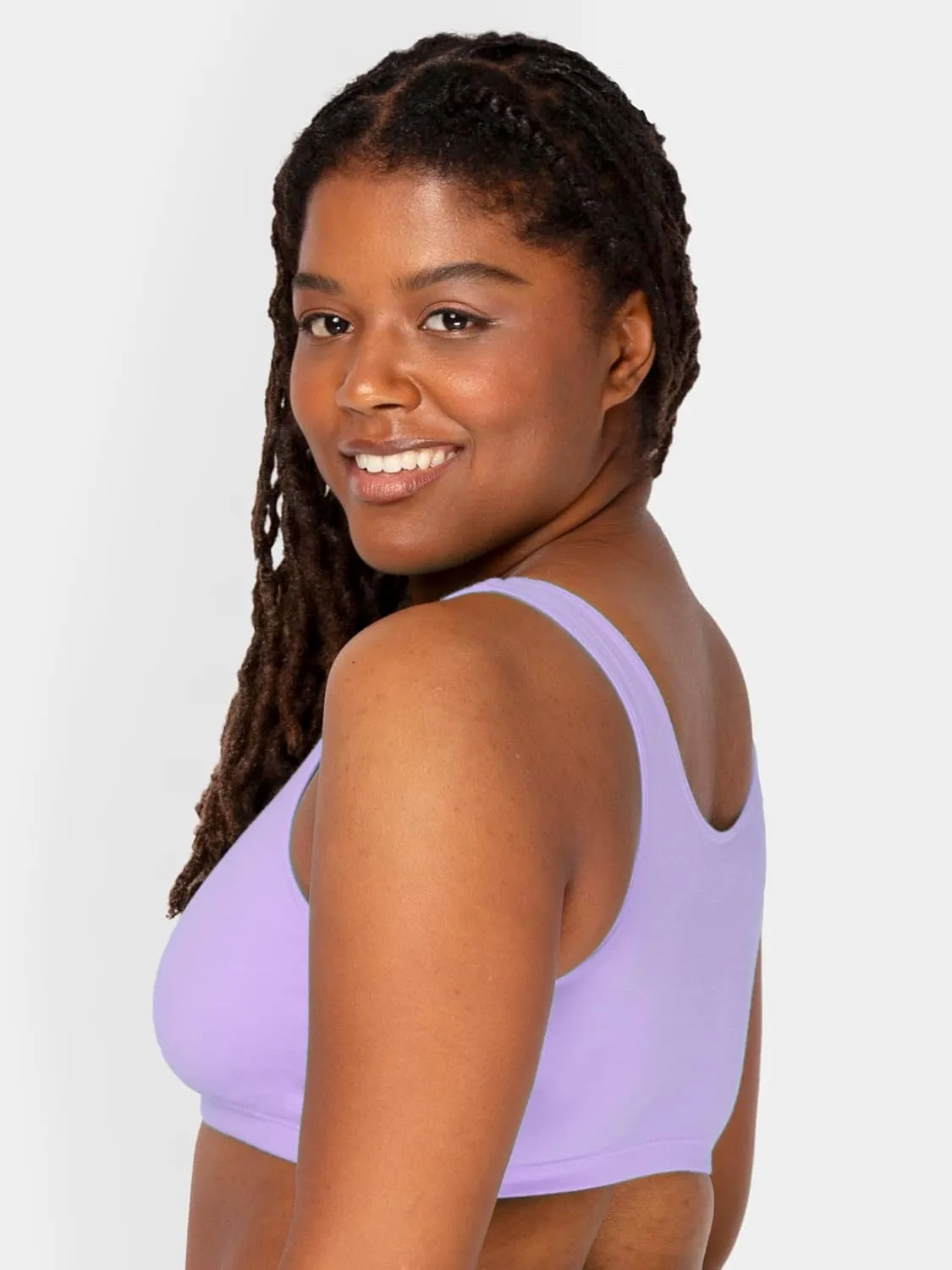 Fruit of the Loom womens Built Up Tank Style Sports Bra Value Pack