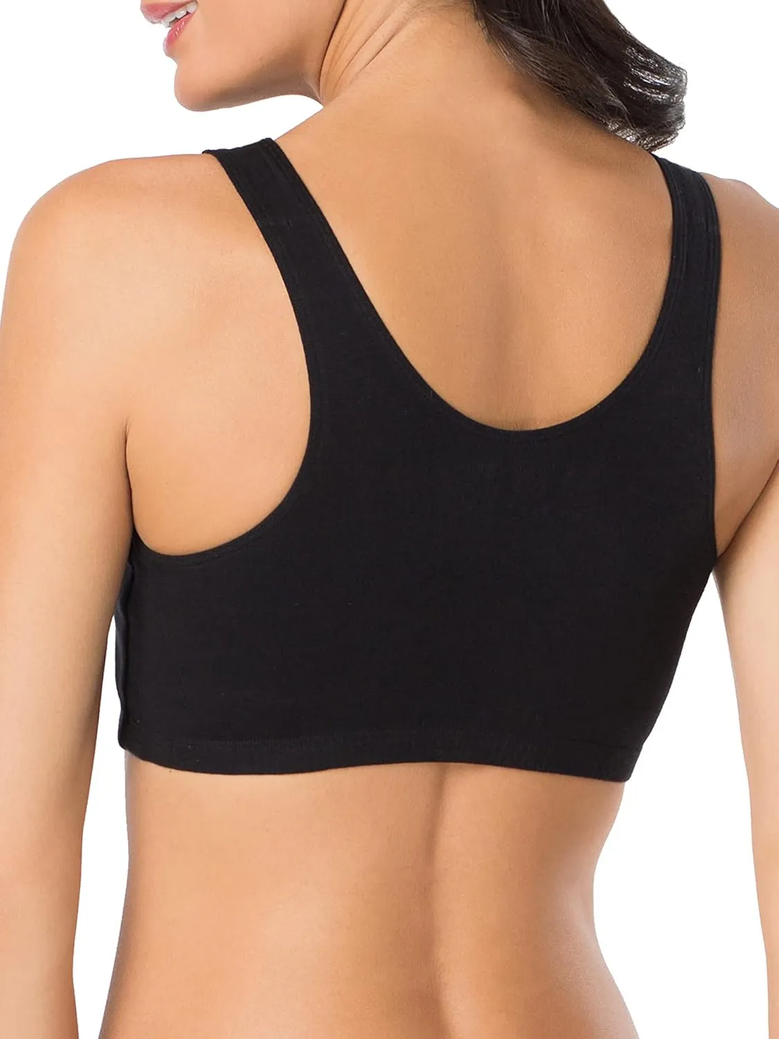 Fruit of the Loom womens Built Up Tank Style Sports Bra Value Pack