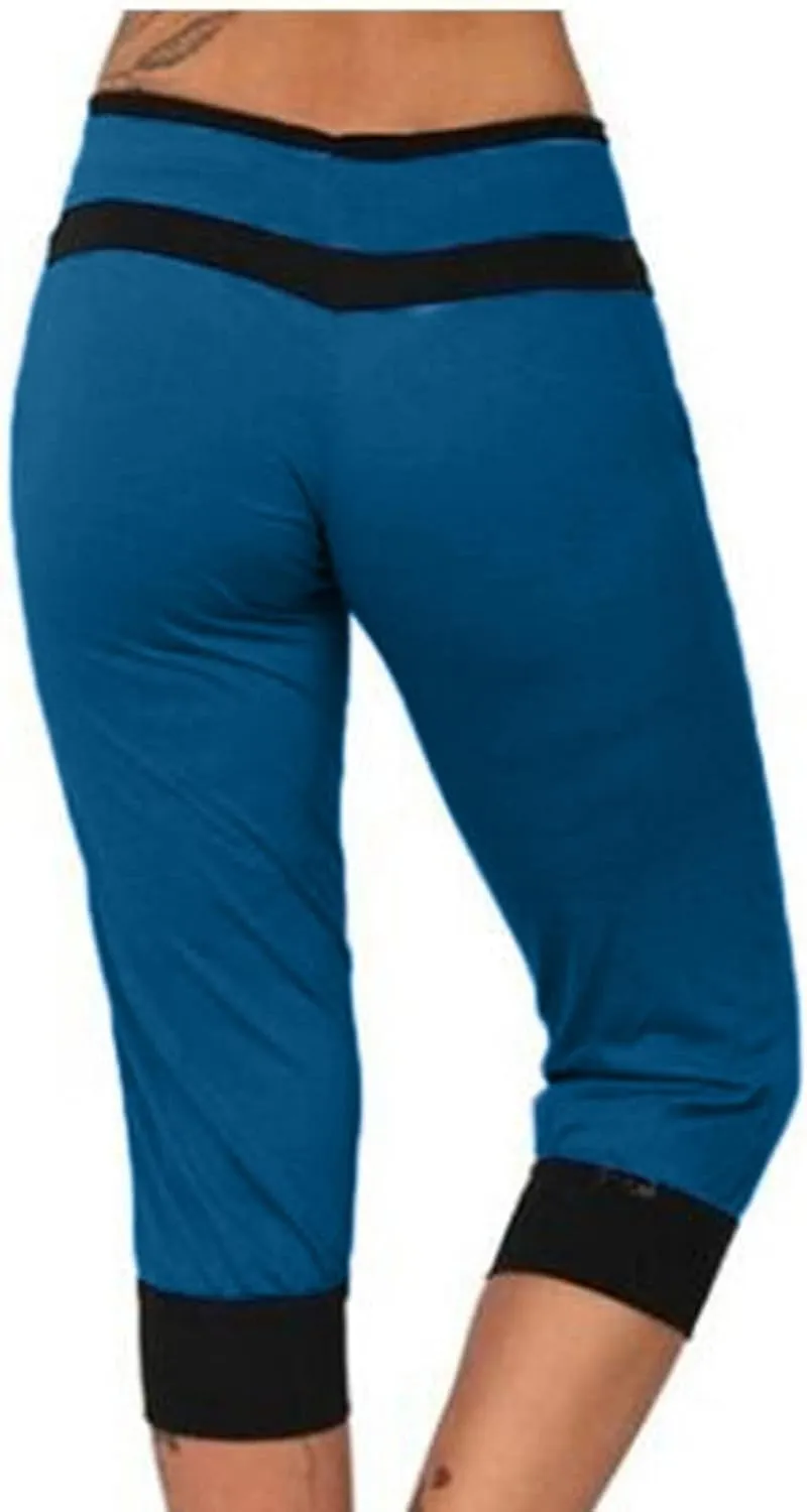generic Women's Capri Yoga Pants High Waist Leggings for Women 2024 Workout Sweatpants Running Joggers Drawstring Lounge