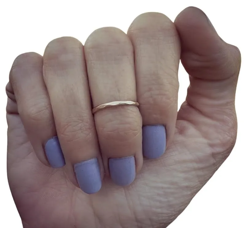 Gold midi ring, knuckle ring, stacking rings - midi ring, gold ring (6)