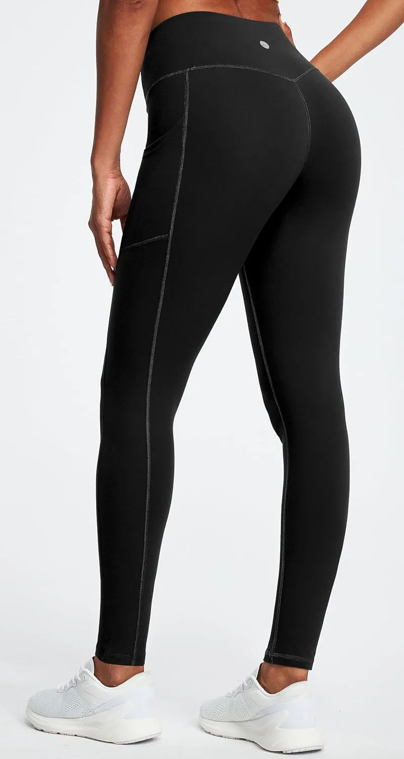 Heathyoga Leggings with Pockets for Women Tummy Control High Waist Yoga Pants with pockets for Workout Athletic Leggings