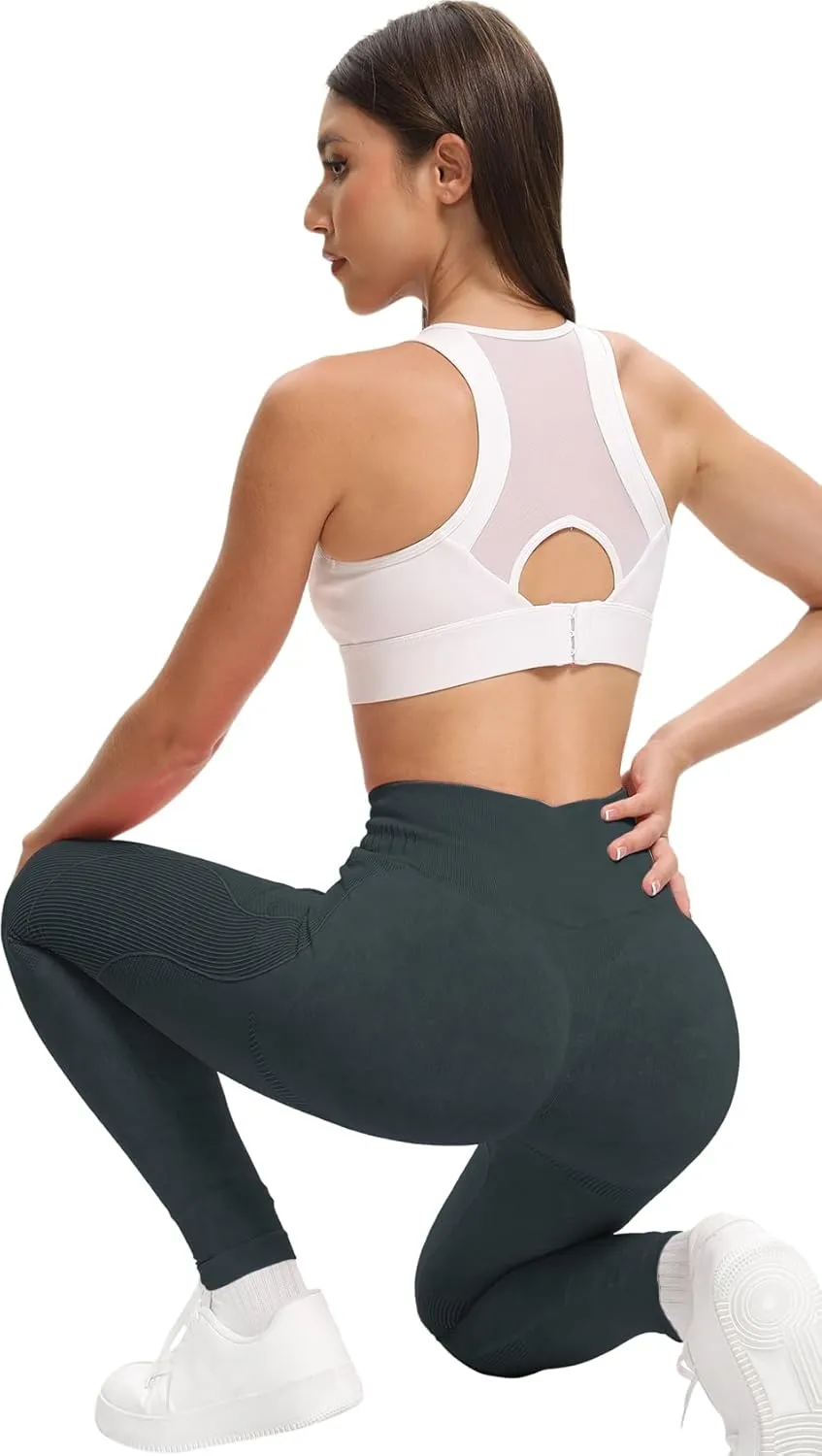 High Waisted Leggings for Women Tummy Control Soft Butt Lifting Yoga Pants Stretchy Workout Non See Through Leggings