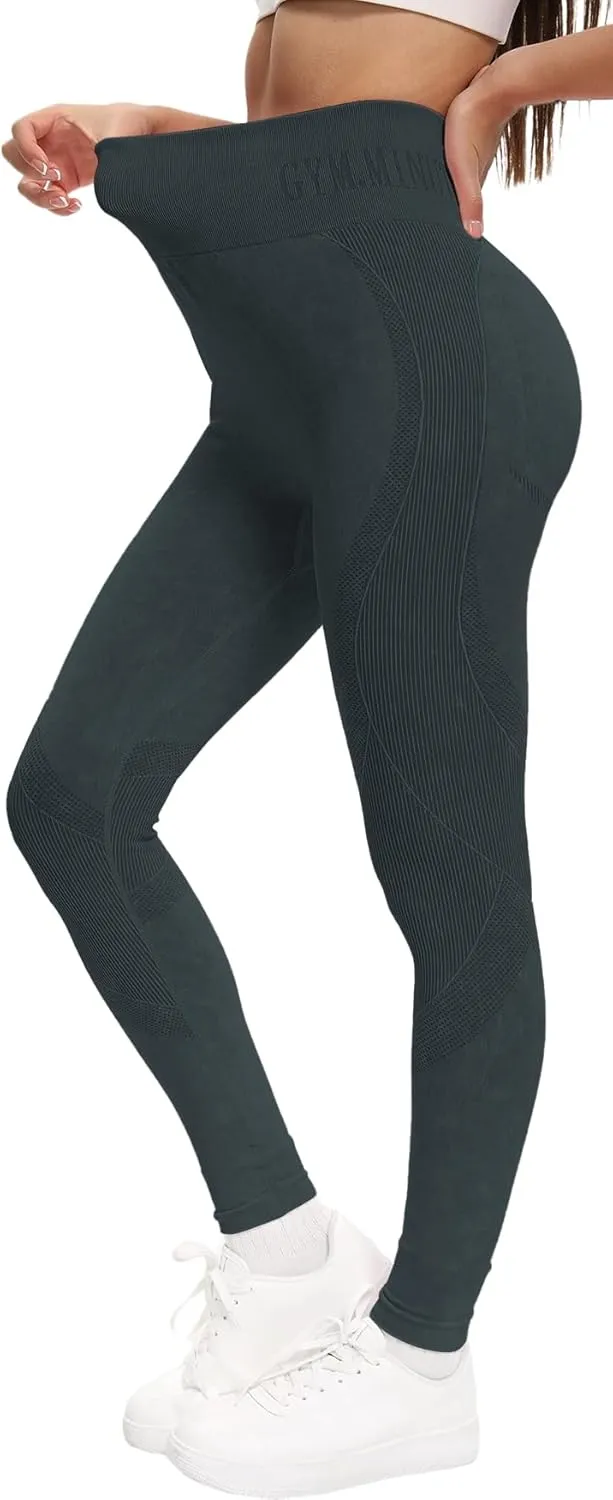 High Waisted Leggings for Women Tummy Control Soft Butt Lifting Yoga Pants Stretchy Workout Non See Through Leggings