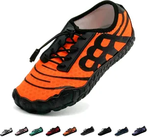 Hike Barefoot Shoes for Women Men Breathable Slip-on Barefoot Water Shoes with Wide Toe Box Non-Slip Athletic Footwear for Hiking Walking Pool Beach Swim Aqua Sport