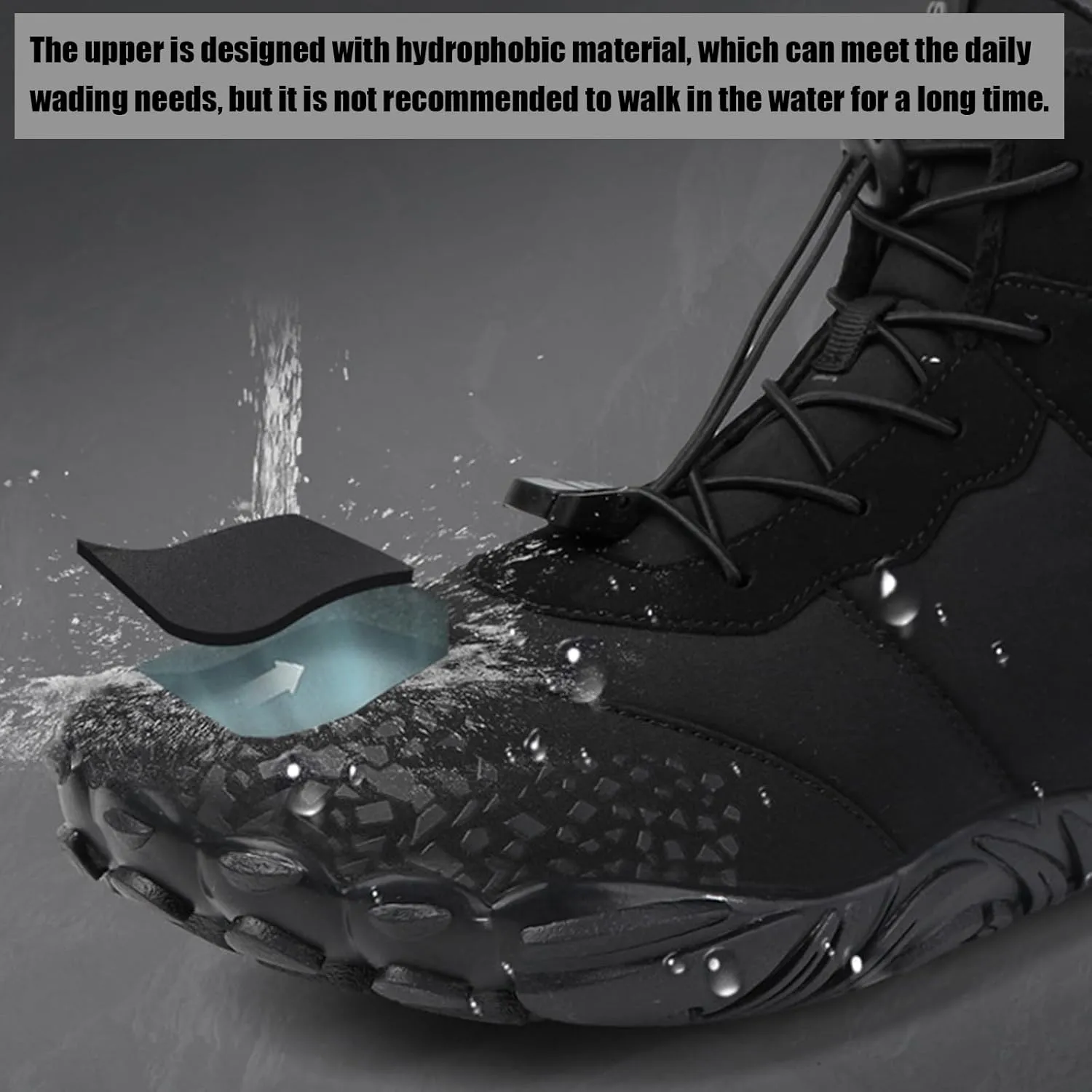 Hike Barefoot Shoes, Winter Summer Wide Toe Barefoot Shoes Footwear for Women Men