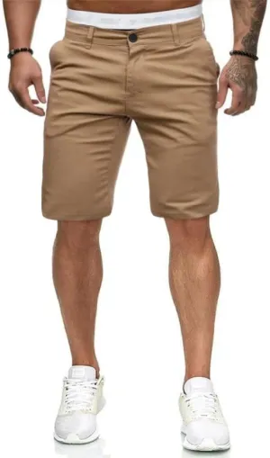 HUNGSON Men's Casual Shorts Lightweight Golf Shorts with 4 Pockets Stretch Quick Dry Comfy Work Shorts