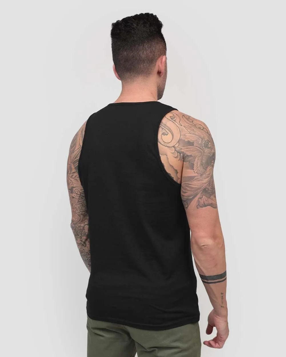 INTO THE AM Premium Graphic Tank Tops for Men - Summer Beach Men's Tanks S - 2XL
