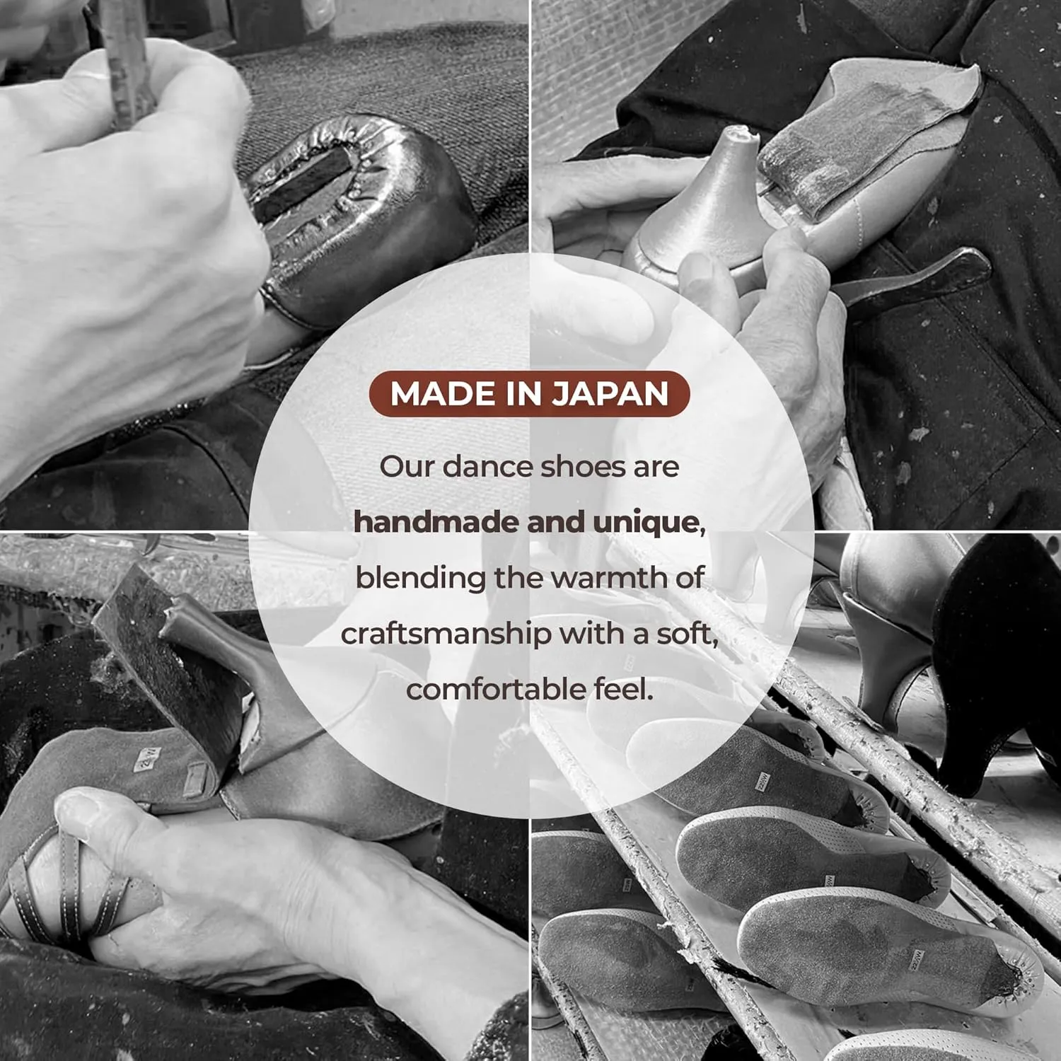 Japan-Made Women's Ballroom Dance Shoes 'Ayumi by BUNZO Shoe Factory' Suitable for Both Professionals and Beginners
