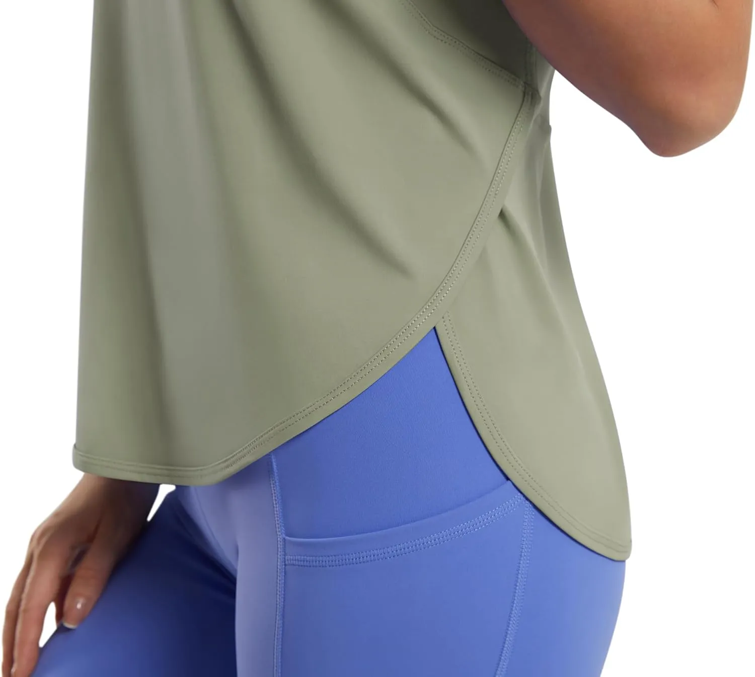 JOYSPELS Ice Silk Workout Tank Tops for Women Cool-Dry Sleeveless Loose Fit Yoga Shirts Athletic