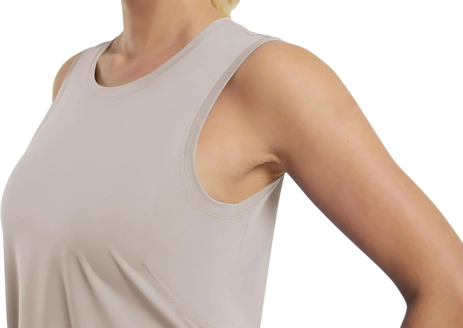JOYSPELS Ice Silk Workout Tank Tops for Women Cool-Dry Sleeveless Loose Fit Yoga Shirts Athletic