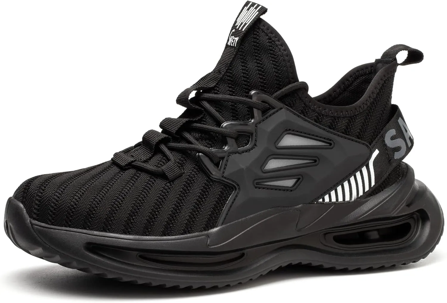 Kezhiho Steel Toe Shoes for Men Lightweight Comfortable Breathable Work Shoes Puncture Proof Slip Resistant Fashion Sneakers Indestructible Construction Industrial Safety Shoes