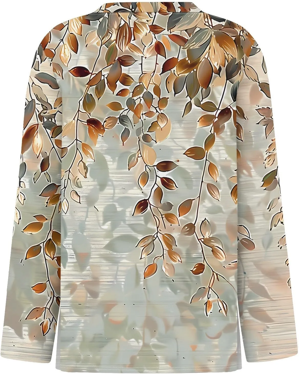 Long Sleeve Shirts for Women - Womens T Shirts Long Sleeve Crew Neck Shirts Basic Tee Sort Comfy Floral Printed Tops