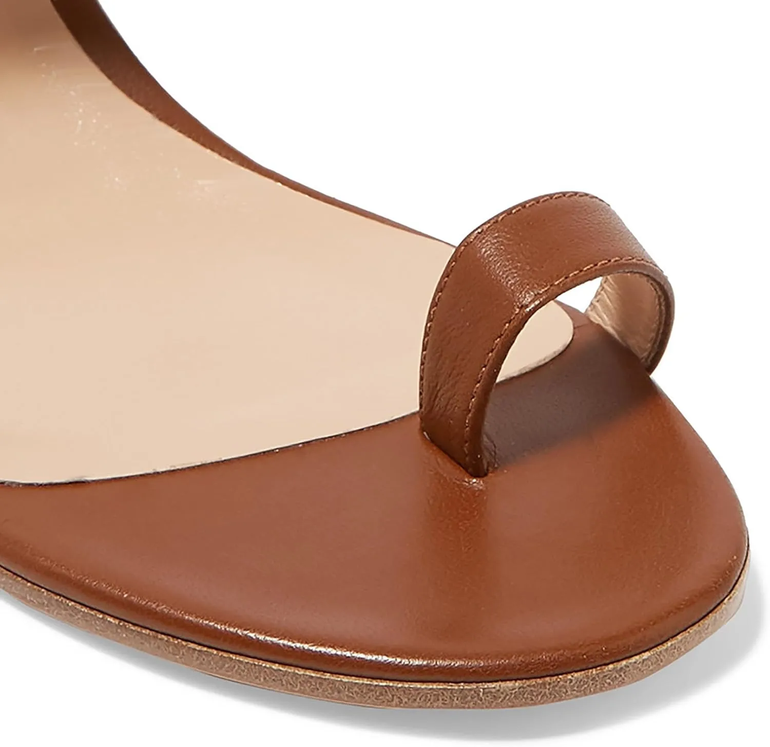 Low Heels Slip On Sandals for Women's Open Toe Toe-Ring Chunky Block Heel Round Toe Slides Fashion Comfortable Daily Work Party Summer Shoes