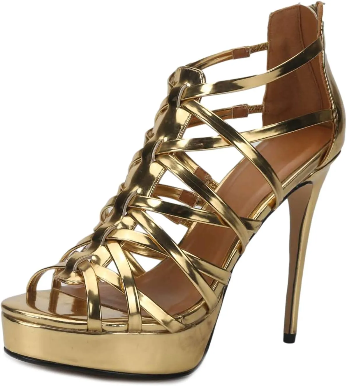 MAIERNISI JESSI Unisex Men's Women's Sandals Platform Stappy Stiletto High Heel