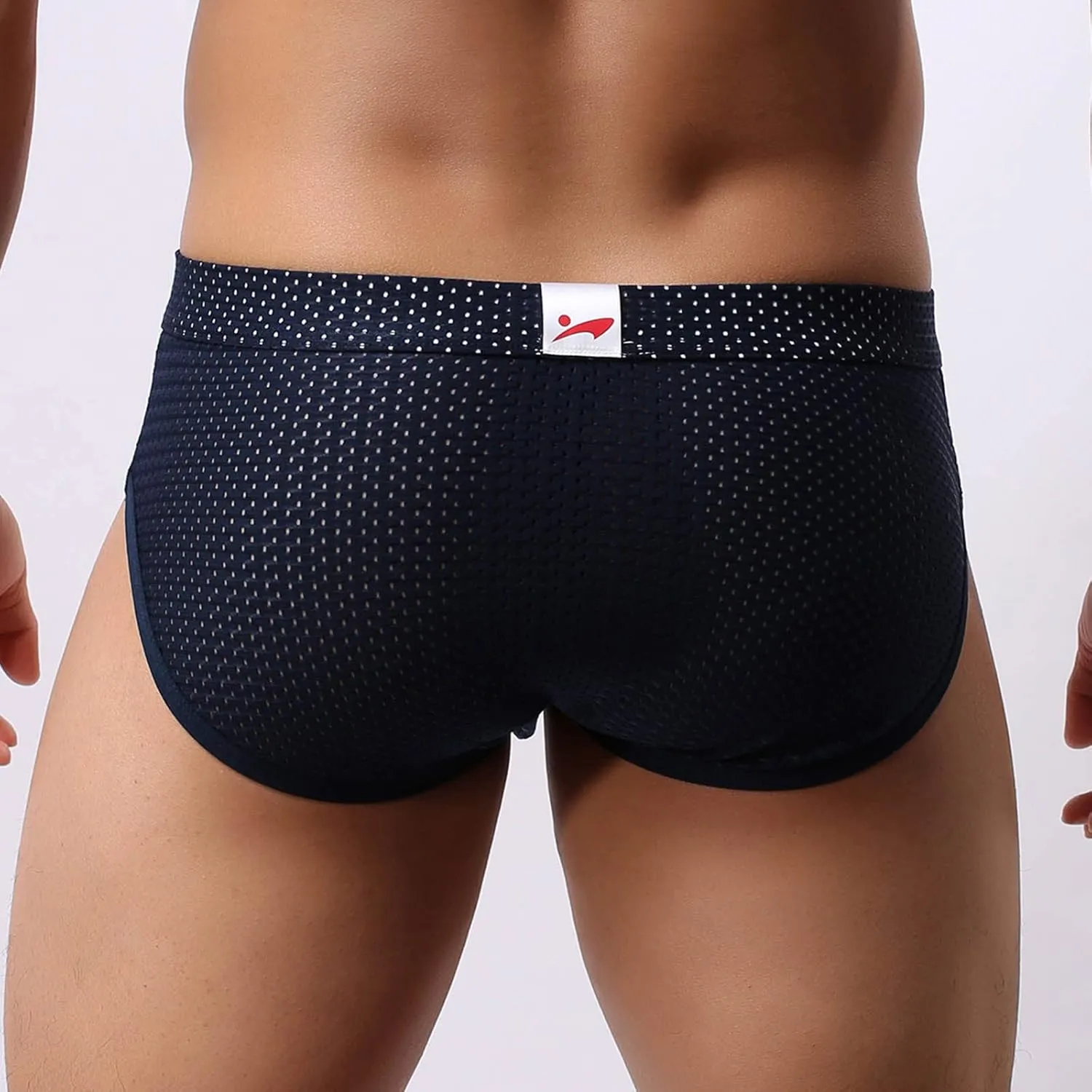 Male Casual Mesh Elephant Trunk Solid Breathable Underwear Pant Solid Knickers Comfortable Briefs Men Men Briefs