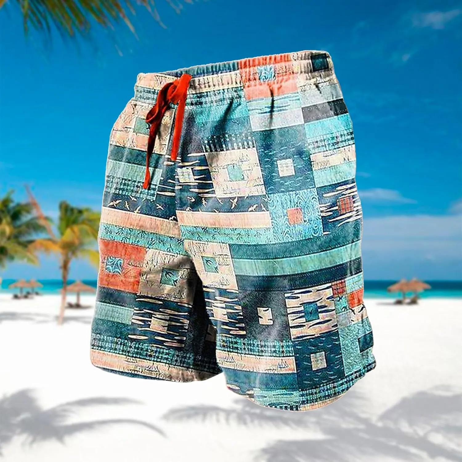 Men Beach Shorts Cotton Drying Sports Surfing Pants 's Men's Pants Jumpsuit Shorts Romper Mens Swim Mens Swimsuit