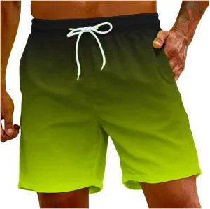 Men Clothing Sets Outfits Casual Lightweight Drawstring Shorts Large Size Men's Casual Shorts Man Swim Shorts Mens