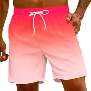 Men Clothing Sets Outfits Casual Lightweight Drawstring Shorts Large Size Men's Casual Shorts Man Swim Shorts Mens