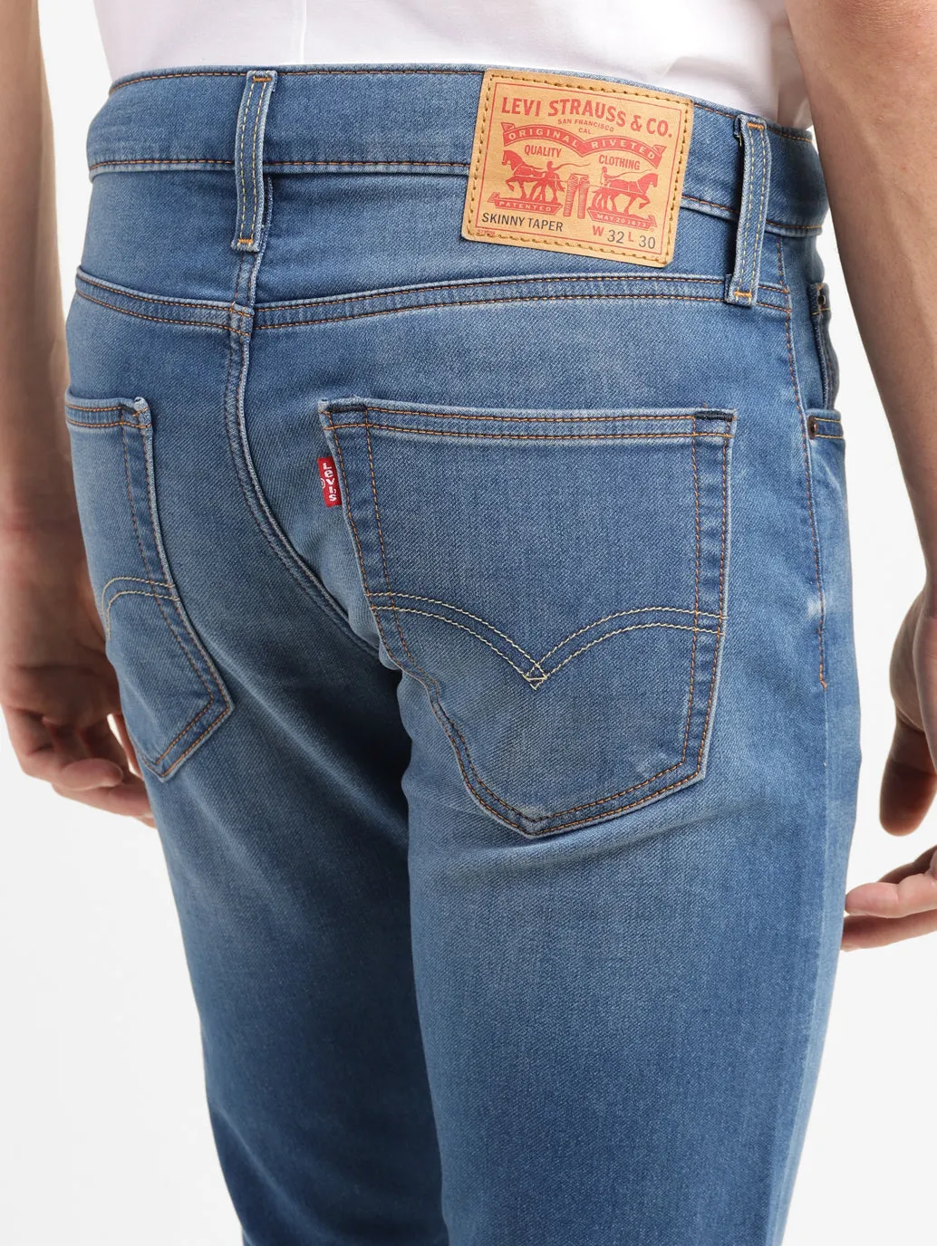 Men's 655'04 Mid Indigo Skinny Fit Mid Rise Jeans