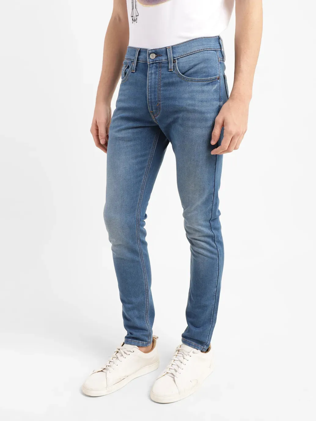 Men's 655'04 Mid Indigo Skinny Fit Mid Rise Jeans