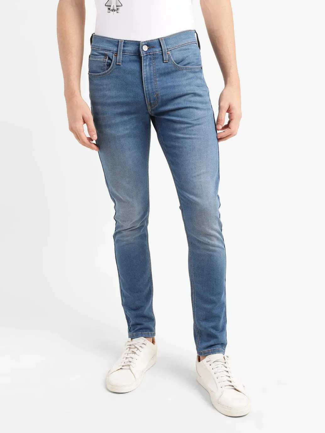 Men's 655'04 Mid Indigo Skinny Fit Mid Rise Jeans