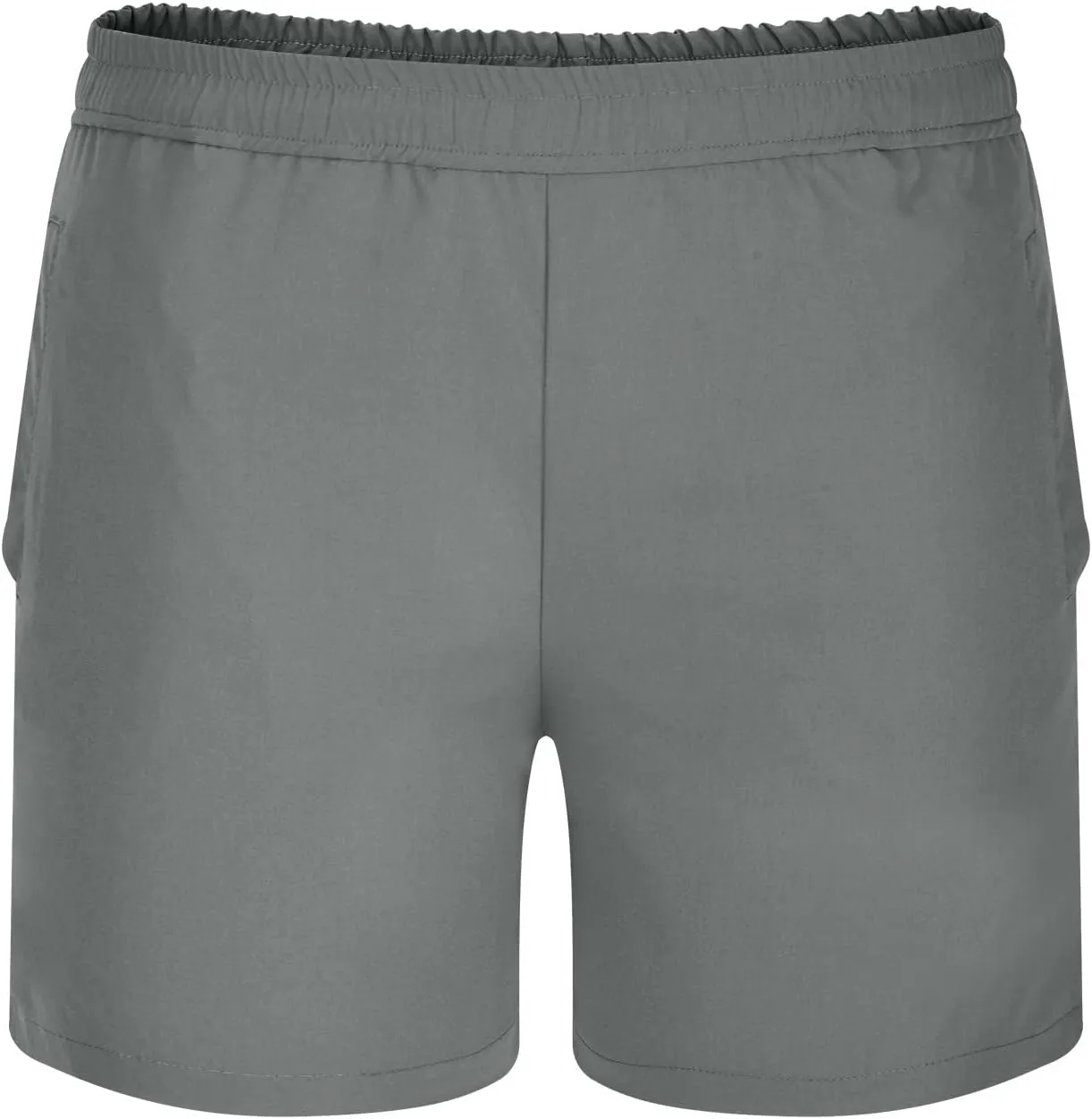 Men's Casual Beach Shorts Summer Baggy Soft Fit Drawstring Elastic Waist Shorts with Pockets Quick Dry Shorts