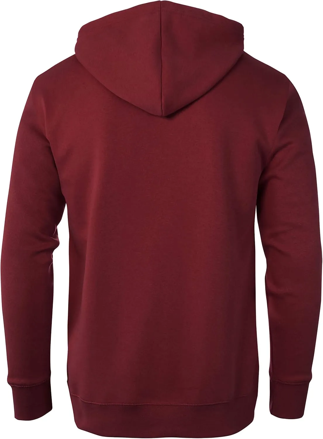 Mens Customizable Lightweight Pullover Hoodie 100% Cotton Face Half Moon Patch for Custom Branding