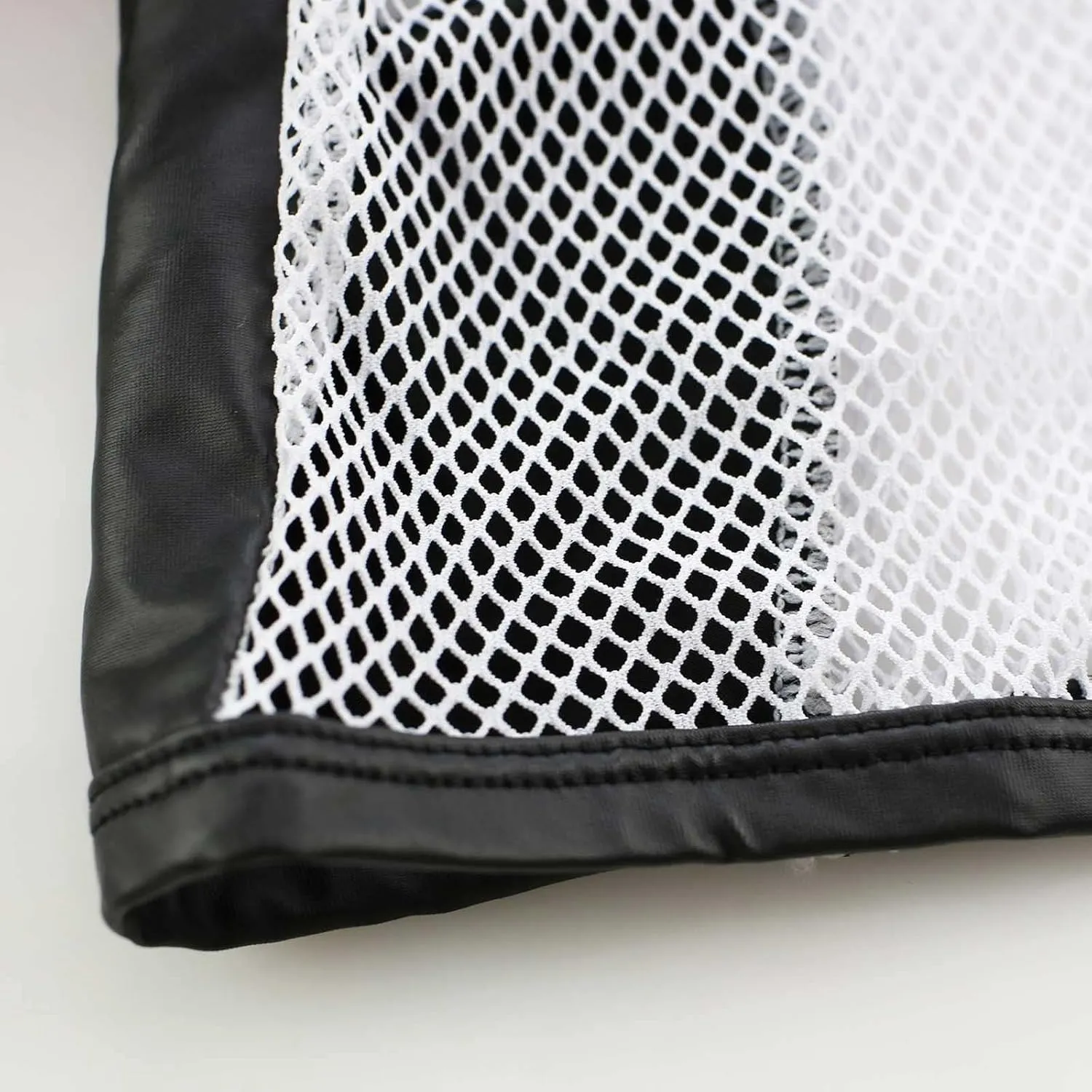 Mens Fishnet Boxers Underwear Sexy See Through Leather Bulge Ball Pouch Boxers Long Lightweight Comfy Clubwear Briefs