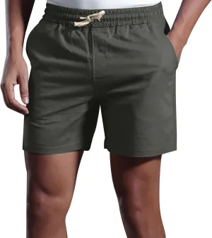 Men's Linen Shorts Slim-fit 5" Flat Front Casual Summer Stretch Shorts Golf Beach Shorts with Pockets