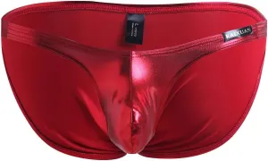 Mens Sexy Underwear Imitation Leather Lacquer Pants Sexy Underpants No Ride up Spandex