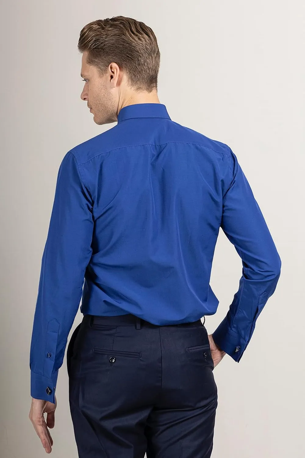 Mens Shirts | Mens Long Sleeve Shirt | French Cuff Dress Shirts for Men | Mens Stylish Formal Shirts | Button Up Shirt Men