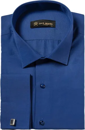 Mens Shirts | Mens Long Sleeve Shirt | French Cuff Dress Shirts for Men | Mens Stylish Formal Shirts | Button Up Shirt Men