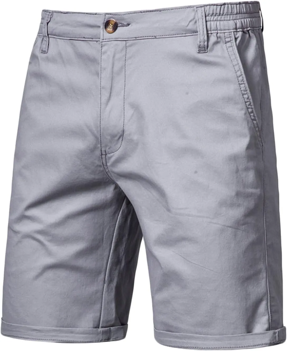Men's Slim-Fit 5" Shorts Lightweight Outdoor Cargo Short Classic Stretch Chino Shorts Athletic Hiking Tactical Shorts