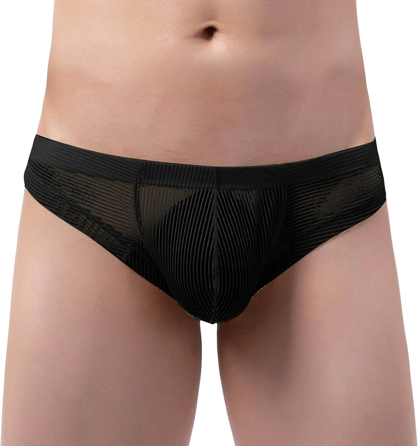 Men's Underwear Boxer,Sexy Underwear Briefs Revealing Buttocks Lifting Double Valentines Day Underwear for Men