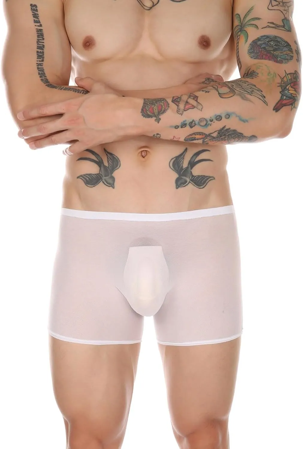 Mens Underwear Buttocks Pad Lifting Underwear Lifting Tool Buttocks Shaping Wet Look Leather Pant