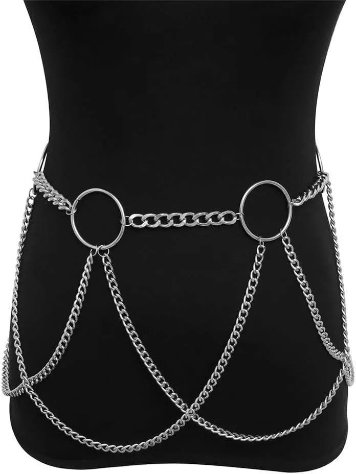 Metal Chain Waist Chain Style Body Chain Women's Party Accessories