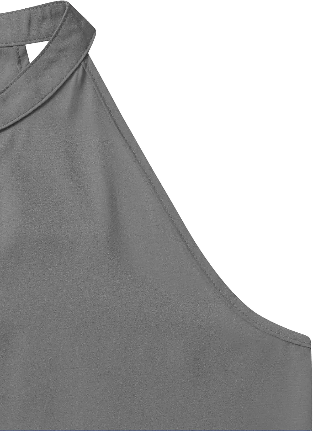 MOQIVGI Womens Trendy Dressy Casual Sexy Tank Tops Sleeveless Chiffon Blouses