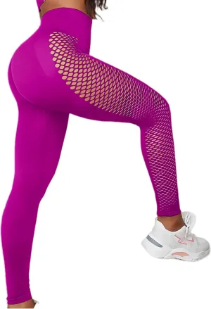 New Lifting Leggings Women High Waisted Seamless Workout Leggings Gym Booty Tights Tummy Control Yoga Pants